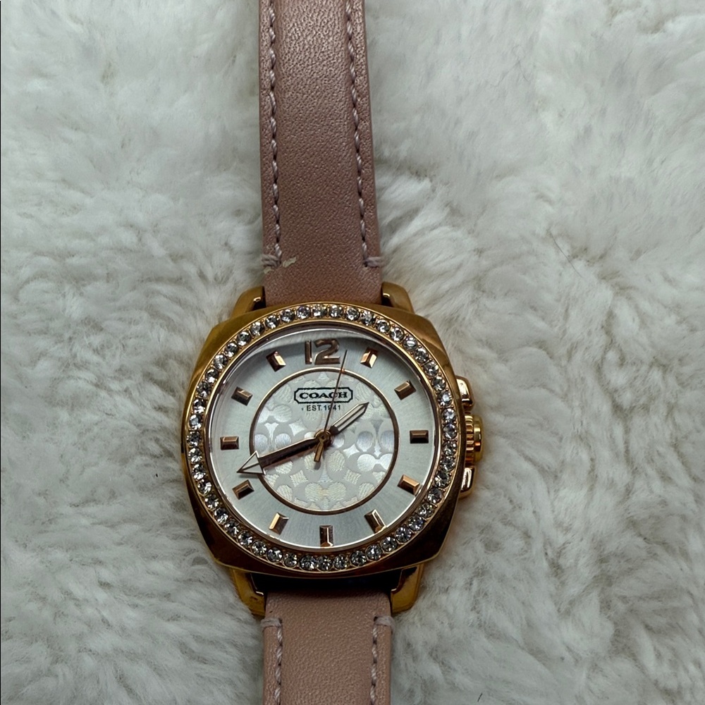 Coach Pink and Gold Women's Watch- Madison/Boyfriend/Delancey-style lines - Picture 2 of 7